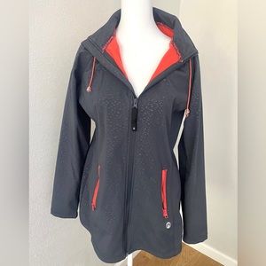 Mondetta water resistant hooded women jacket M size. Lightly used.